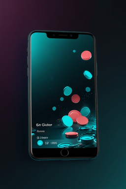 Smartphone mit Casino-App